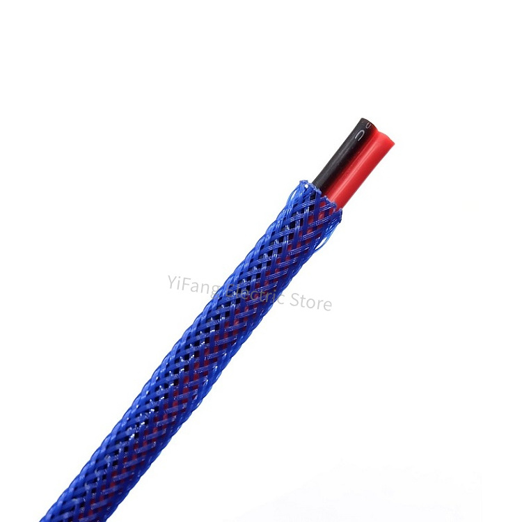 Cable Sleeve PET Braided Expandable Sleeving 3 4 5 6 8 10 12 14 16 18 20 mm Insulated Nylon Gland Protection Wire Wrap