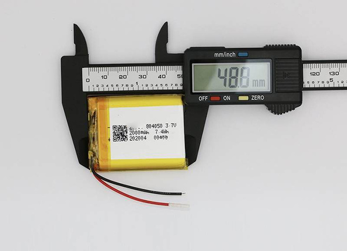 804050 3.7V 2000 mAh Lipo Rechargeable Battery For Toy Speaker LED Light Camera With JST 1.0/1.25/1.5/ 2.0/2.5 Pin Connector