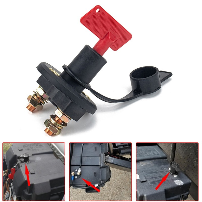 OEM 12V 24V 200A Car Battery Disconnect Switch Kill Cut Off Switch Isolator with Waterproof Dust Cover