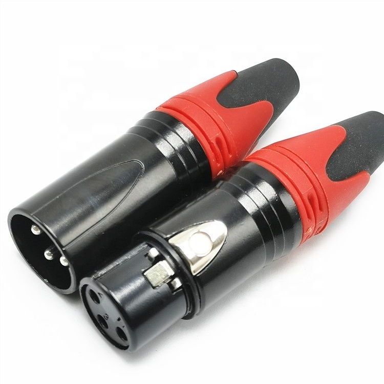 High Quality Beryllium copper contact Foam Microphone Covers Heavy Duty xlr 3pin connectors