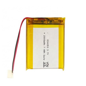 804050 3.7V 2000 mAh Lipo Rechargeable Battery For Toy Speaker LED Light Camera With JST 1.0/1.25/1.5/ 2.0/2.5 Pin Connector