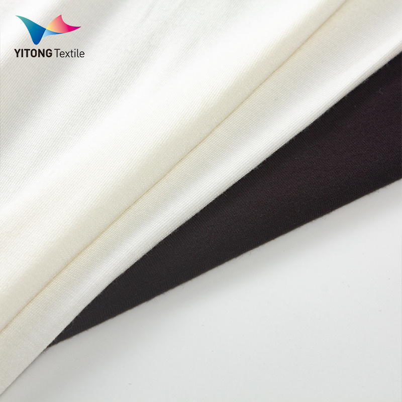 180 gsm Anti-Bacterial Bamboo Fabric 95% Bamboo 5% Spandex Fabric for T-shirt Loungewear Clothing