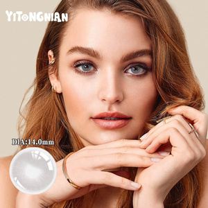 YI TONG NIAN Colorful Beauty Lenses European and American Mixed Color Contact Lenses Natural Large Diameter Beauty Fresh Contact