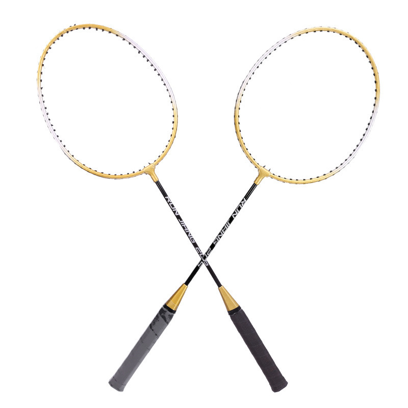 Wellcold fashion steel racket badminton set,cheap badminton racket set for selling