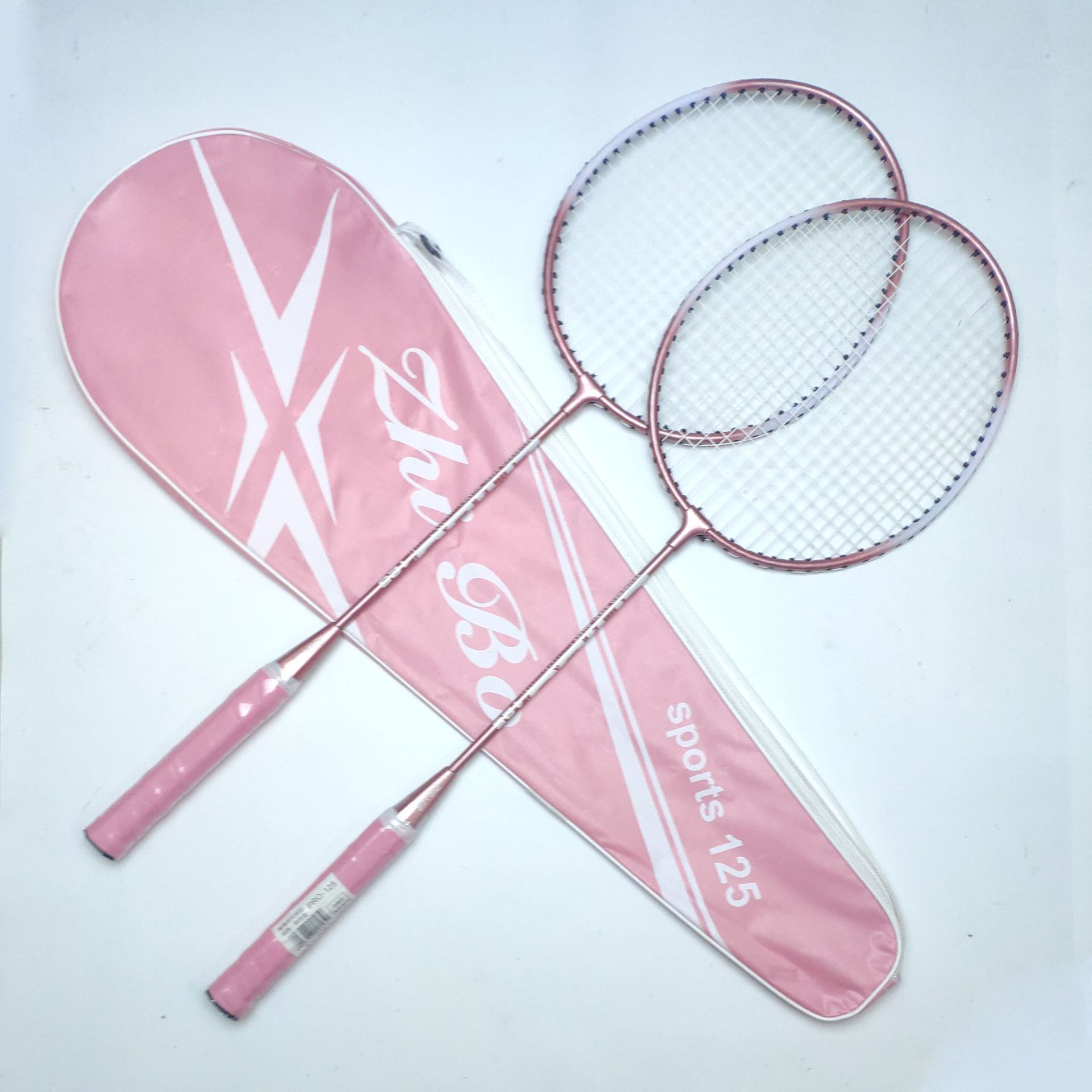 Hot Sale High Quality Nylon string and full steel Badminton Custom Design Racket