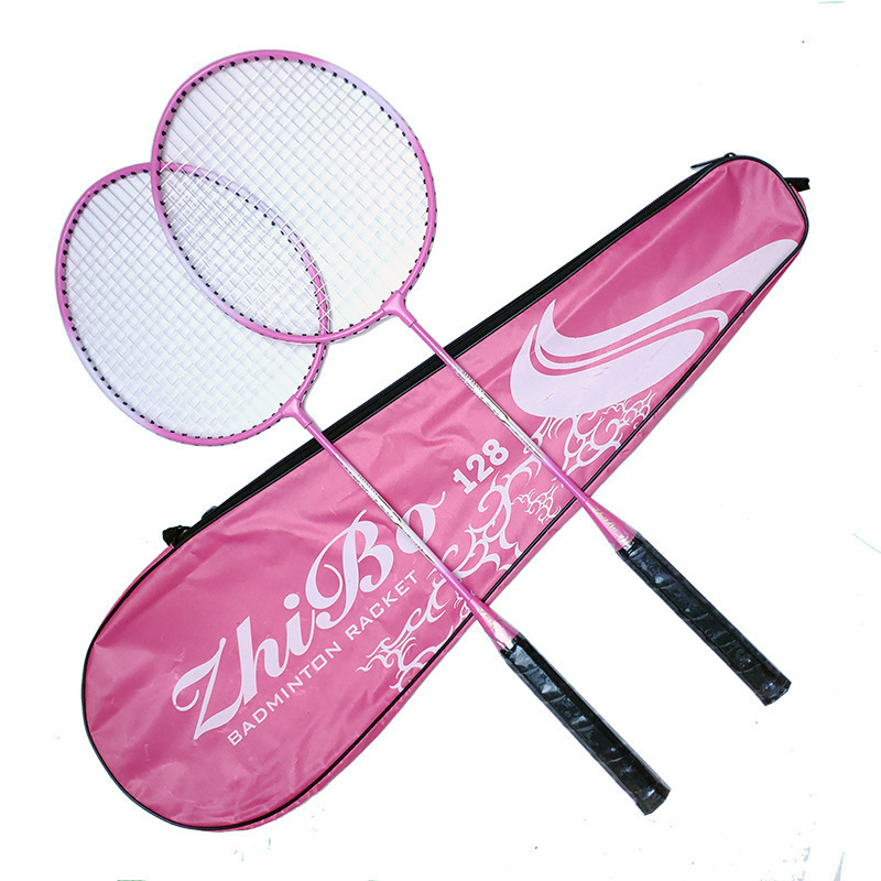 Hot Sale High Quality Nylon string and full steel Badminton Custom Design Racket