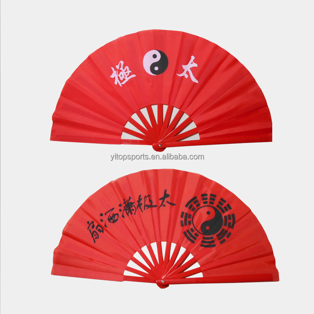 Hot sale tai chi kung fu fan double side Chinese traditional Tai Chi fan kung fu fan