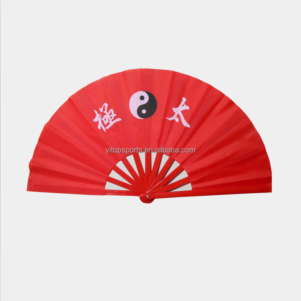 Hot sale tai chi kung fu fan double side Chinese traditional Tai Chi fan kung fu fan