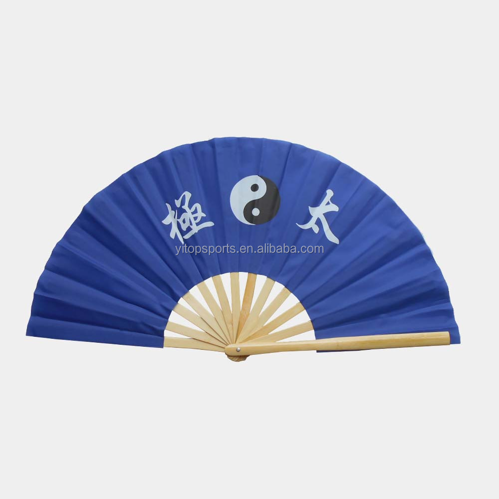 Chinese traditional Tai Chi folding fan kung fu fan bamboo taichi taiji fan