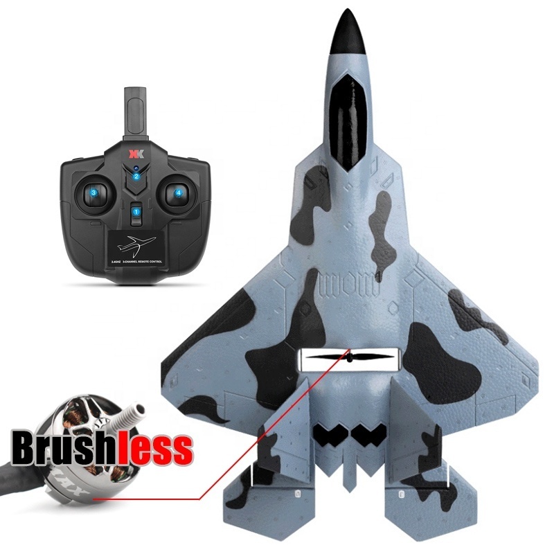 Wltoys Xk A180 Electric Foam 3D 6G Gyro Rtf Led R/C Toys Radio Control Jet Miniature Airplane F22 Rc Plane With Brushless Motor