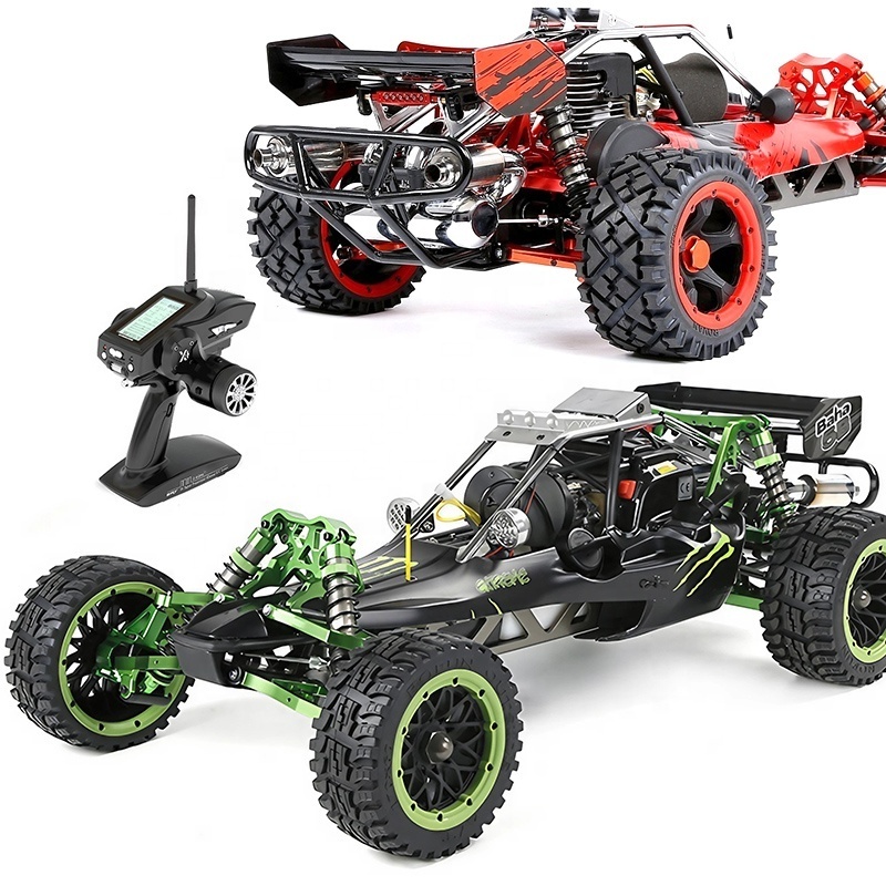 BAHA450 45CC 5TH Scale RWD Professional CNC Aluminum Alloy Metal 75KG Servo Nitro Gas Big RC Gasoline Car Hobby Grade Baja TRUCK