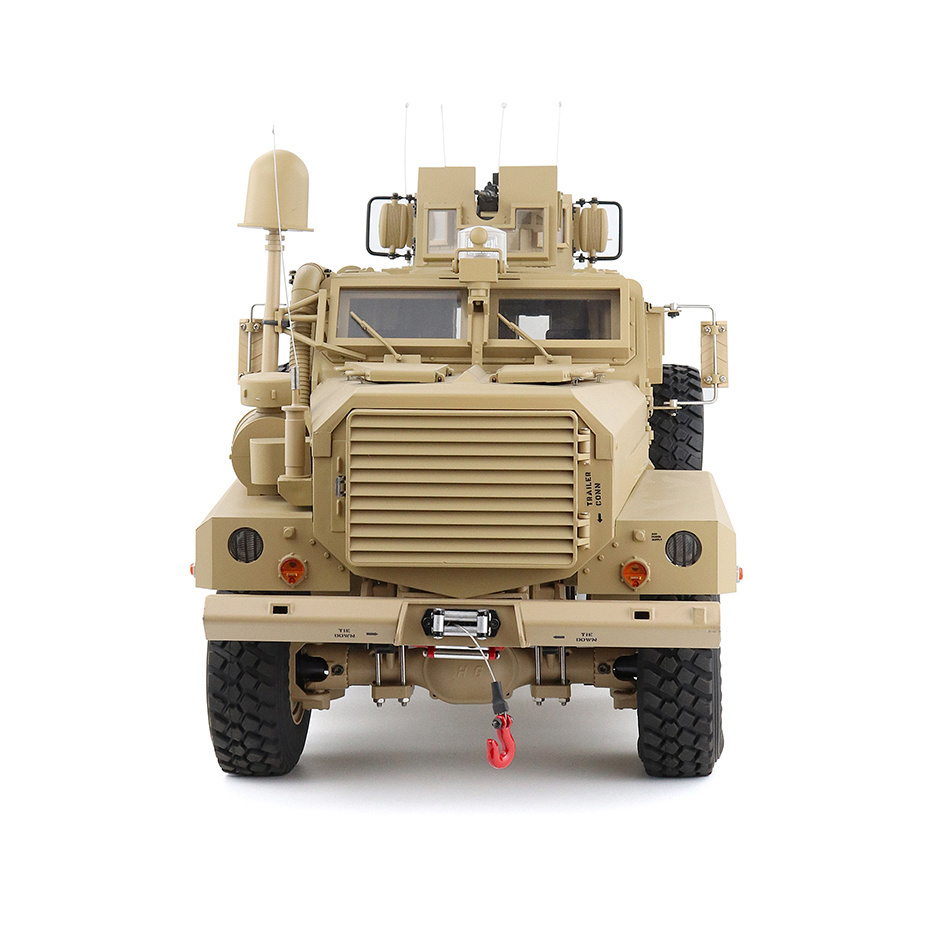 Hengguan HG P602 Pro 2.4G RTR Winch Sound Alloy Metal Led Lights 6WD 1 12Th Smoke Remote Control RC 6X6 Army Truck US Cougar Car