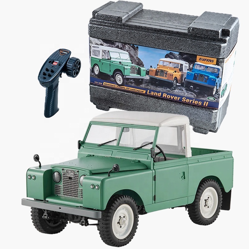 FMS Land Rover Series II 1:12 Scale RTR RC Car Off Road Legend with 2.4G Remote Detailed Simulation and Powerful 4WD System