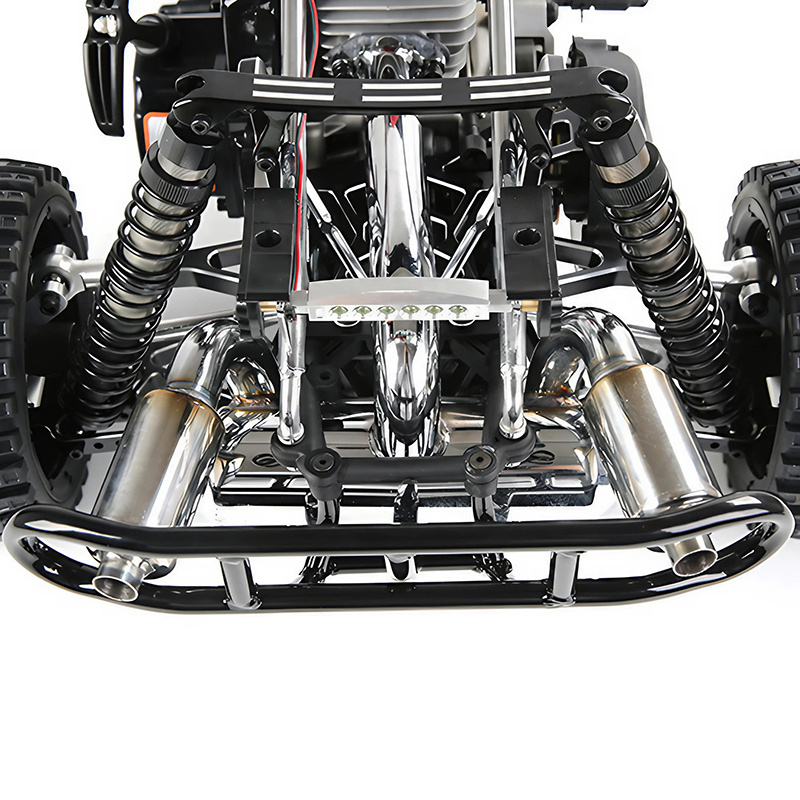 BAHA450 45CC 5TH Scale RWD Professional CNC Aluminum Alloy Metal 75KG Servo Nitro Gas Big RC Gasoline Car Hobby Grade Baja TRUCK