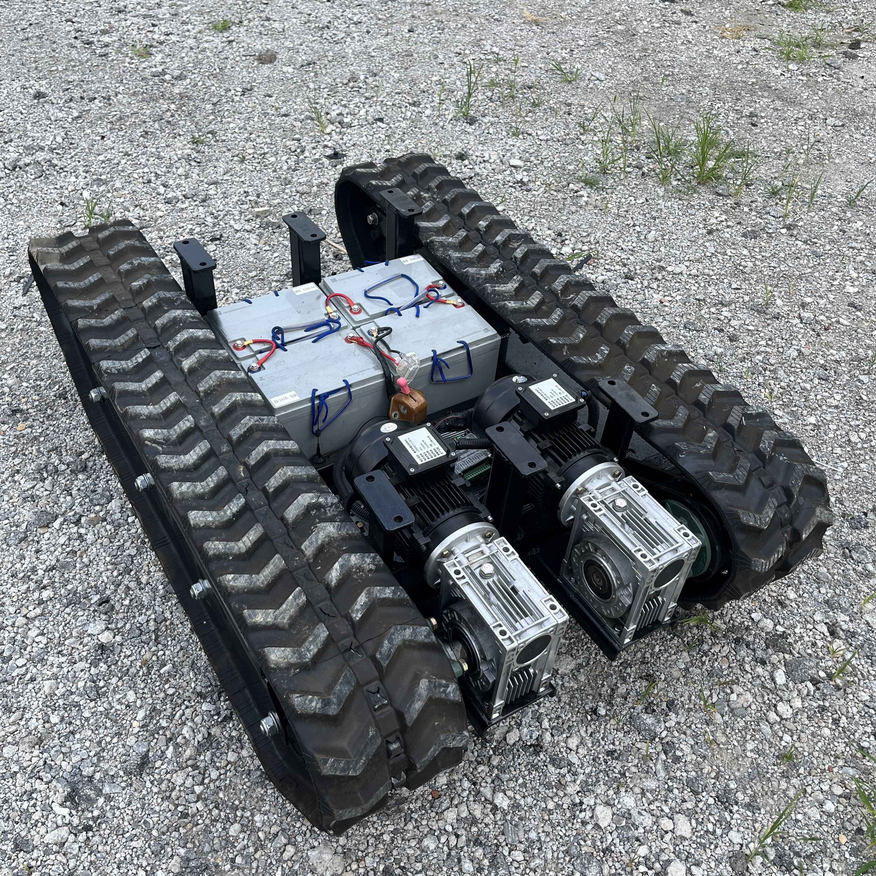 Remote control machine Mini remote control track chassis platform crawler tracked chassis machines tracked robot tank chassis