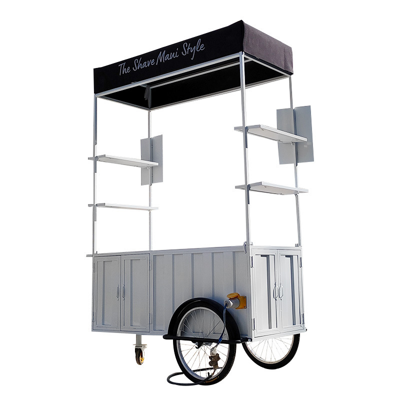 CE Cert Outdoor Sale Candy  Ice Cream Push Vending Carts art Outdoor Sale Candy Cart Mobile Kitchen Ice Cream For Sale