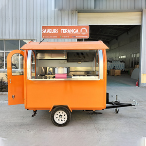 New Product Tricycle Truck Trolley Solar Cart Mobile Food Kiosk Catering Trailer Lemonade Kiosk