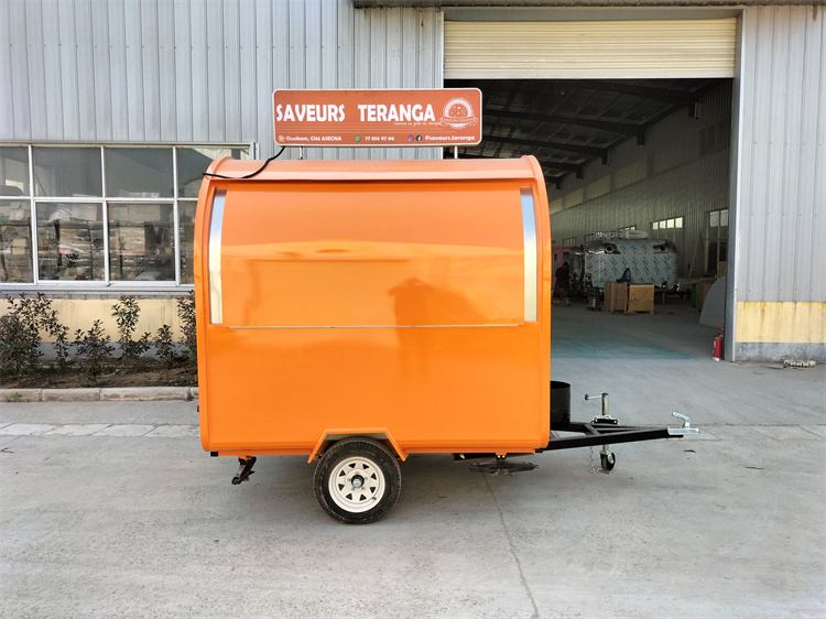 New Product Tricycle Truck Trolley Solar Cart Mobile Food Kiosk Catering Trailer Lemonade Kiosk