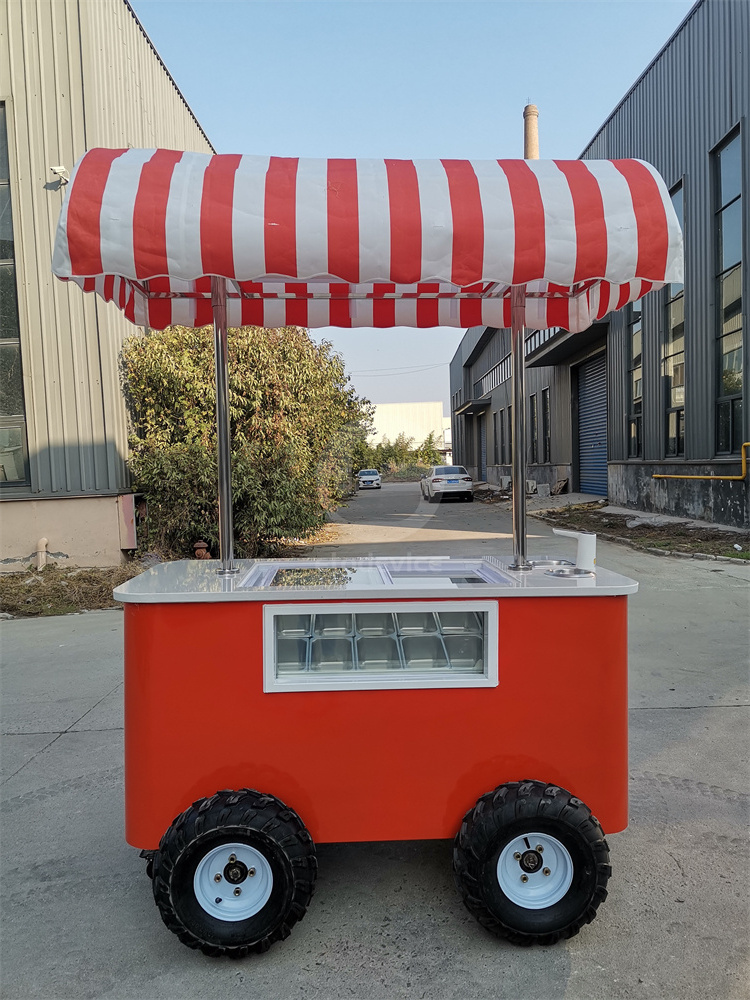 The Selling Fast Food Kiosk Cart / Street Mobile Food Kiosk Coffee Cart For Sale / China Mobile Food Cart CE