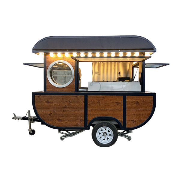 Wholesale Price Ice Cream Cart Mobile Food Trucks For Sale Europe Used Fast Food Truck Trailer Food Cart