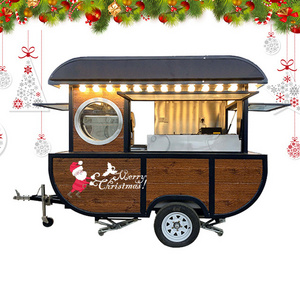 Wholesale Price Ice Cream Cart Mobile Food Trucks For Sale Europe Used Fast Food Truck Trailer Food Cart