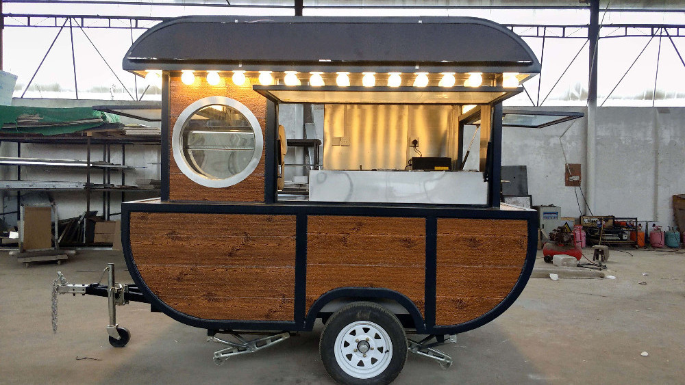 Wholesale Price Ice Cream Cart Mobile Food Trucks For Sale Europe Used Fast Food Truck Trailer Food Cart