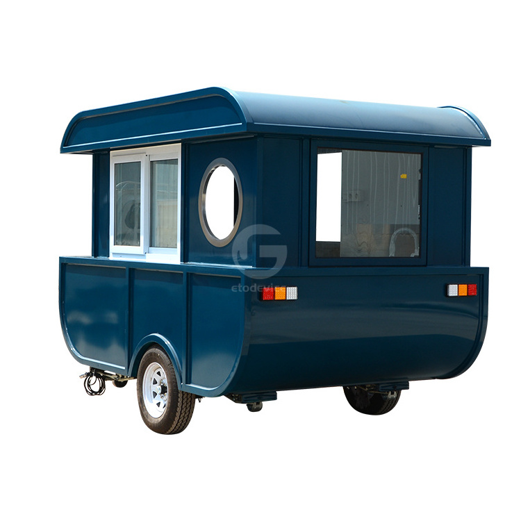 Europe  Fully Equipped Food Truck for Sale  Customized Fast Delivery Food Truck Mobile Ice Cream Kitchen Coffee Trailer