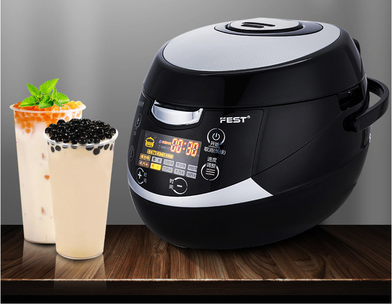 Hot Sales Popular Machine Pot For Shop Use Cooking Tapioca Pearl Boba Black Milk Bubble Tea Tapioca Pearl Balls Boiler