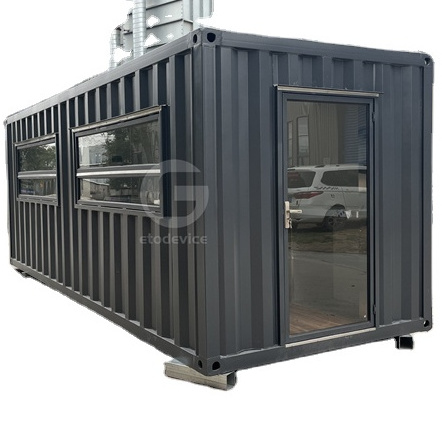 Portable 20ft Container Coffee Kiosk apply for multi business purposes Movable Houses Living Container House for sale