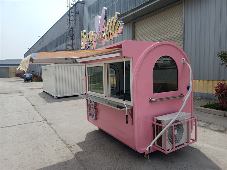 Hot Selling China Mobile Food Cart Street Food Kiosk For Ice Cream Kiosk For Drink