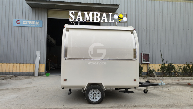 Zhengzhou Yituo High Quality Food Trailer Truck Ice Cream Hot Dog Cart Factory Directly Sell Mobile street vending cart