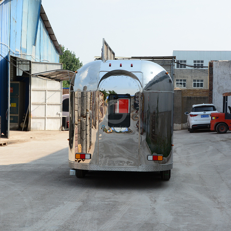 Factory Supply Airstream Bus Food Truck Mobile Crepe Trailer/Street Food Vending Truck/Customized Food Truck Equipment