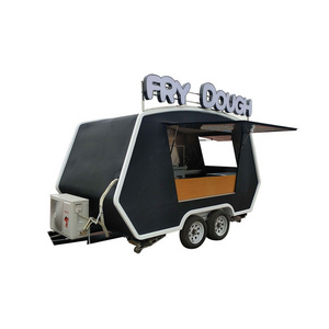 Street Movable Tow Bar Snack Vending Mobile Food Trailer