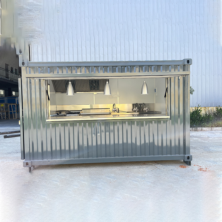 12ft American Standard Unique Food Kiosk Customized Container restaurant with Cheap Price