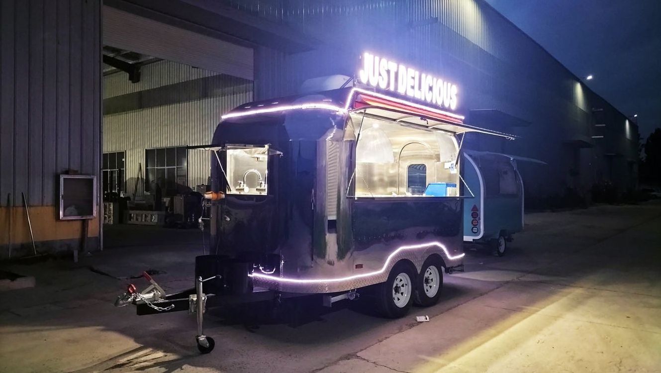 ETO CE Approved airstream multifunction churros fast food truck for sale Mobile Food Trailer