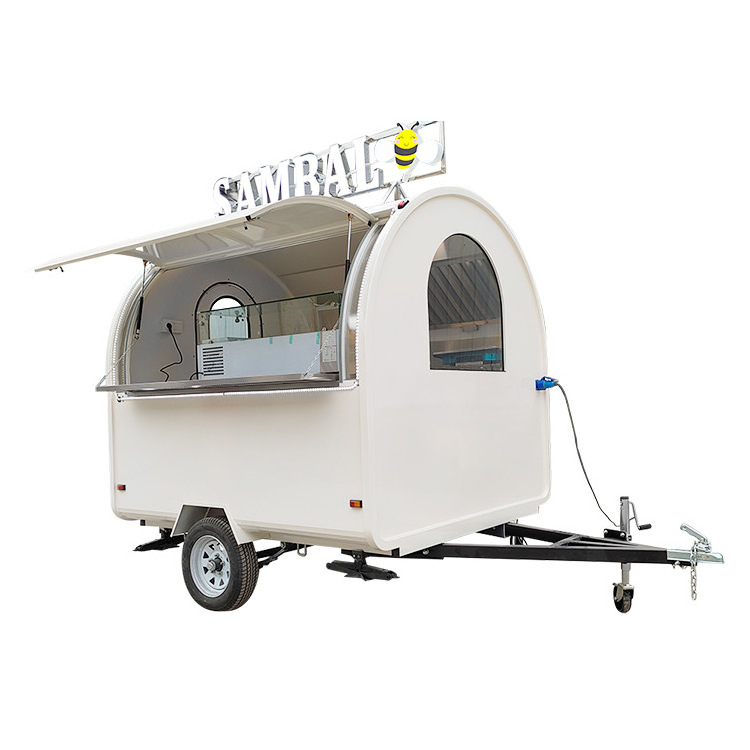 Zhengzhou Yituo High Quality Food Trailer Truck Ice Cream Hot Dog Cart Factory Directly Sell Mobile street vending cart