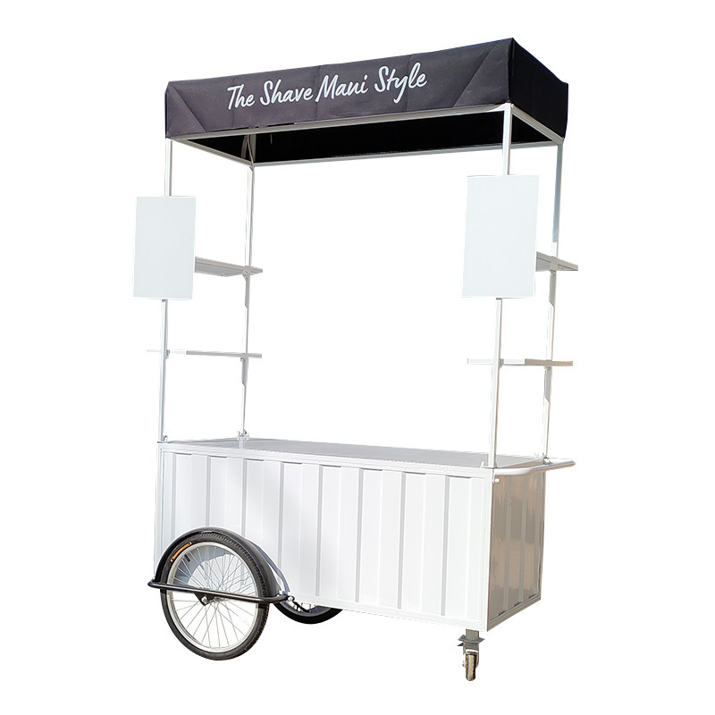 CE Cert Outdoor Sale Candy  Ice Cream Push Vending Carts art Outdoor Sale Candy Cart Mobile Kitchen Ice Cream For Sale