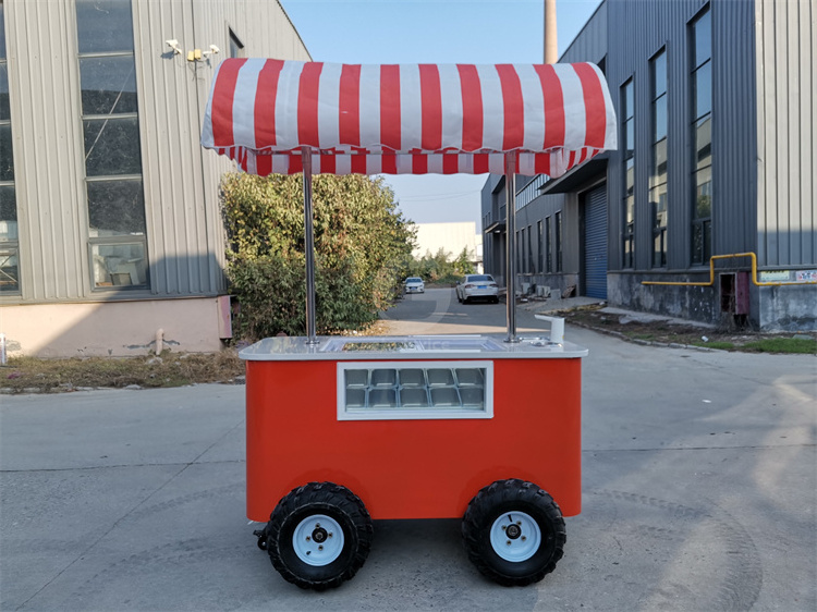 The Selling Fast Food Kiosk Cart / Street Mobile Food Kiosk Coffee Cart For Sale / China Mobile Food Cart CE