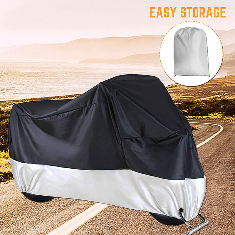 Universal Waterproof Sun UV Protection Motorbike Cover Protection Motorcycle Bicycle Oxford Cover With Lock Holes Tear-Proof