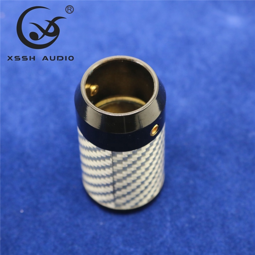 Speaker Line Power Wire Pants Boots YIVO XSSH Audio Hi-end DIY HIFI System Carbon Fiber Coaxial 14mm 16mm 19mm Cable Y Splitter