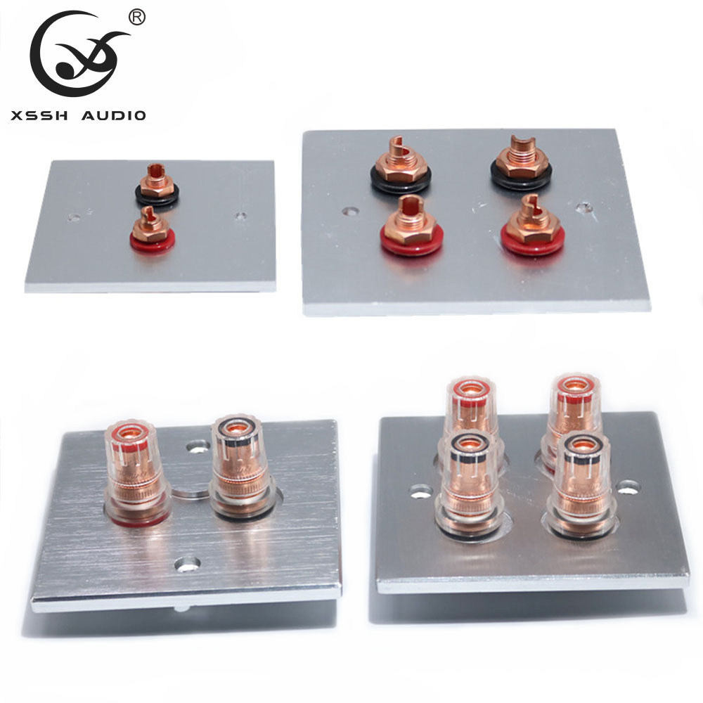 HiFi high end speaker terminal plate YIVO XSSH Audio OEM ODM Amplifier Speaker Accessories audio binding post wall socket outlet