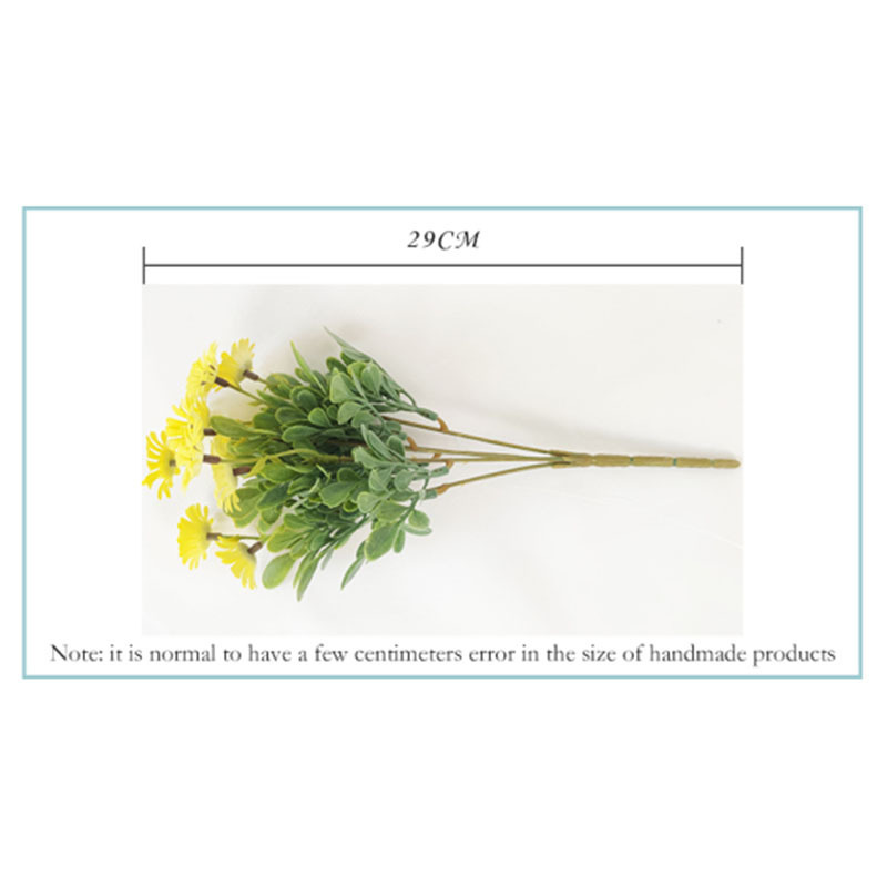 YIWAN Wholesale High Quality Artificial Silk field Daisy Flower Chervil Spray fake flowers for Home Wedding Party Decoration