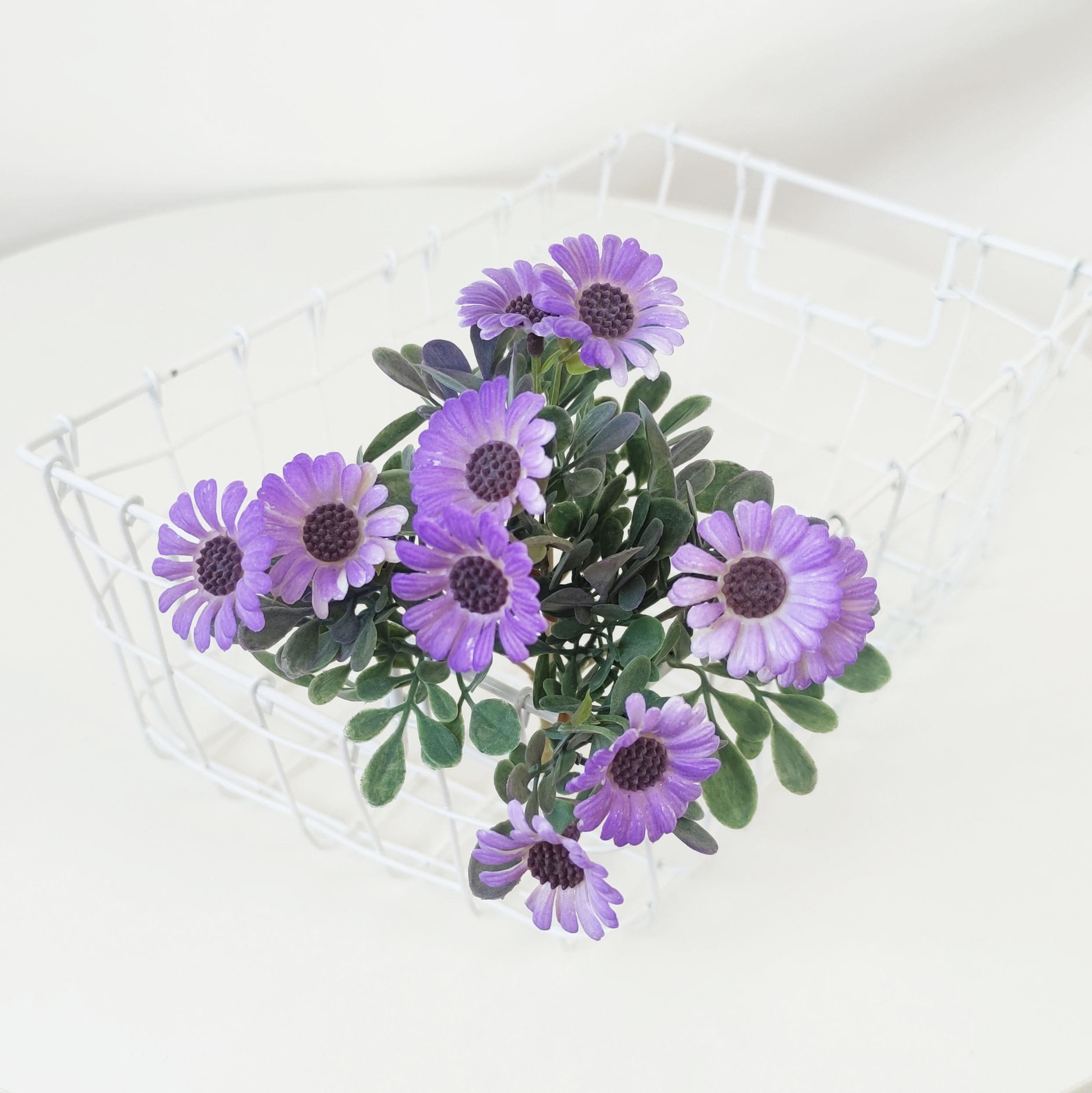 YIWAN Wholesale High Quality Artificial Silk field Daisy Flower Chervil Spray fake flowers for Home Wedding Party Decoration