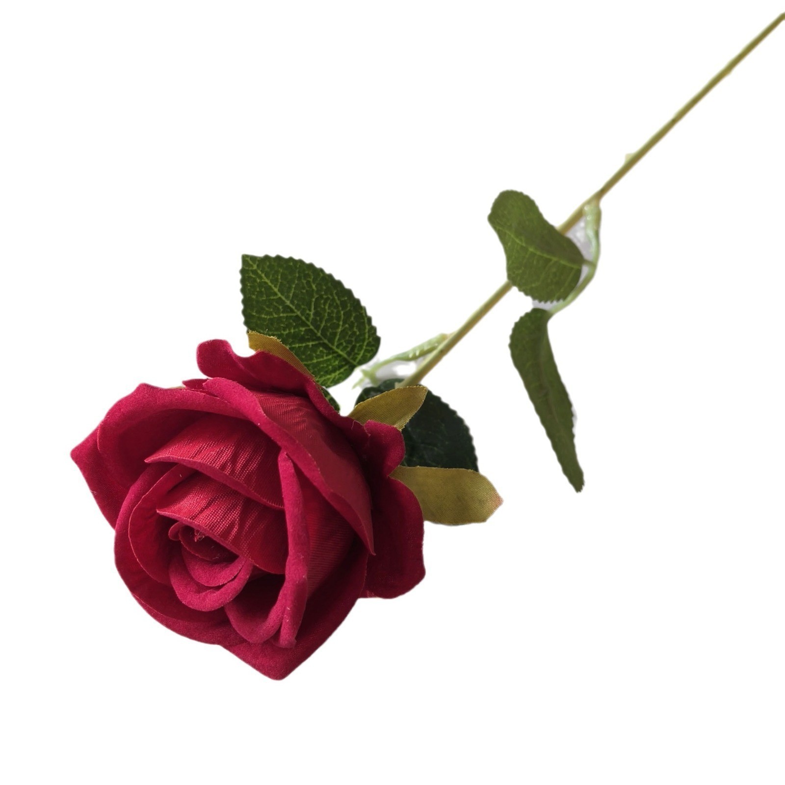 YIWAN wholesale Real Touch silk small velvet rose little roses Red Artificial Flowers for Home decoration centerpiece flower