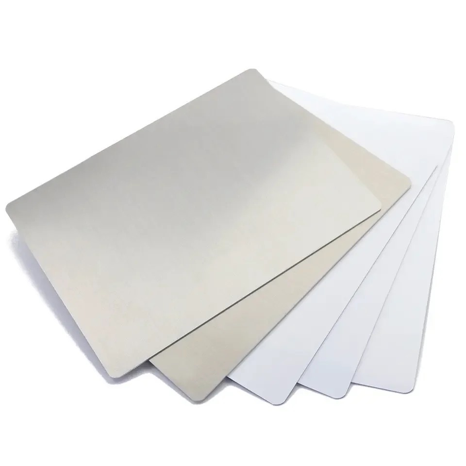 Customized size Hot sale heat press Metal Photo print 1 mm 1.15 mm blanks White plate HD Sublimation Aluminium sheet