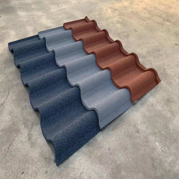 Factory Direct Supply Roofing Material High-Quality Colorful Stone Coated Metal Roofing Tile metal roofing philippines