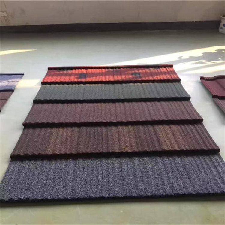 Lightweight solar panel roof tiles Chinese products building roofing material stone coated metal roof tiles