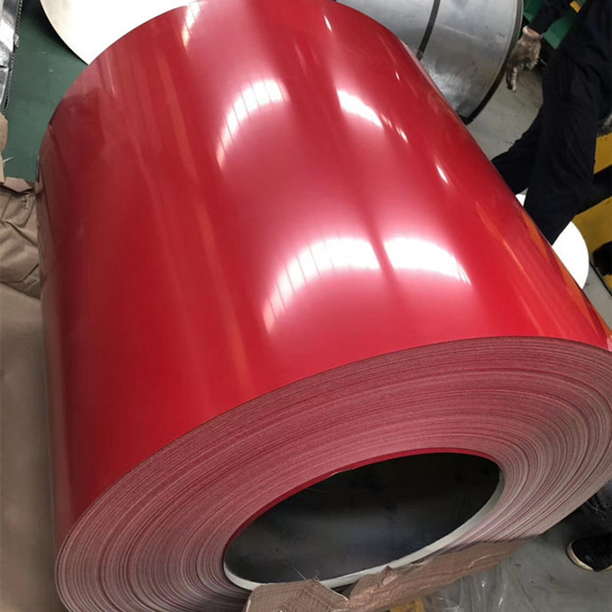 prepainted coils Flower Pattern Color Coated PPGI Coils aluzinc density of galvanized steel coil ppgi ppgl