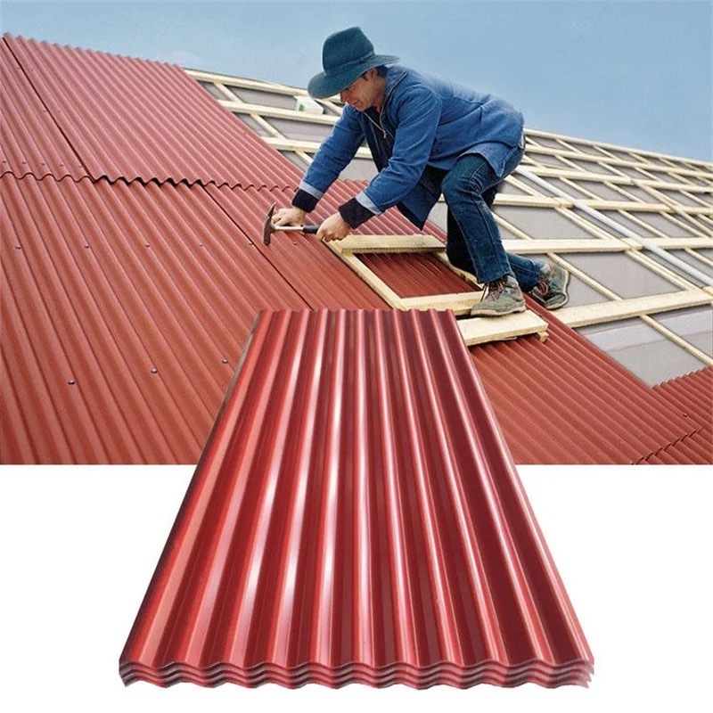 Corrugated SS Stainless Zinc Roof Sheet Material PPGI Roofing Tile 0.5mm Cold Rolled Galvanized Roofing Sheets For Buildings