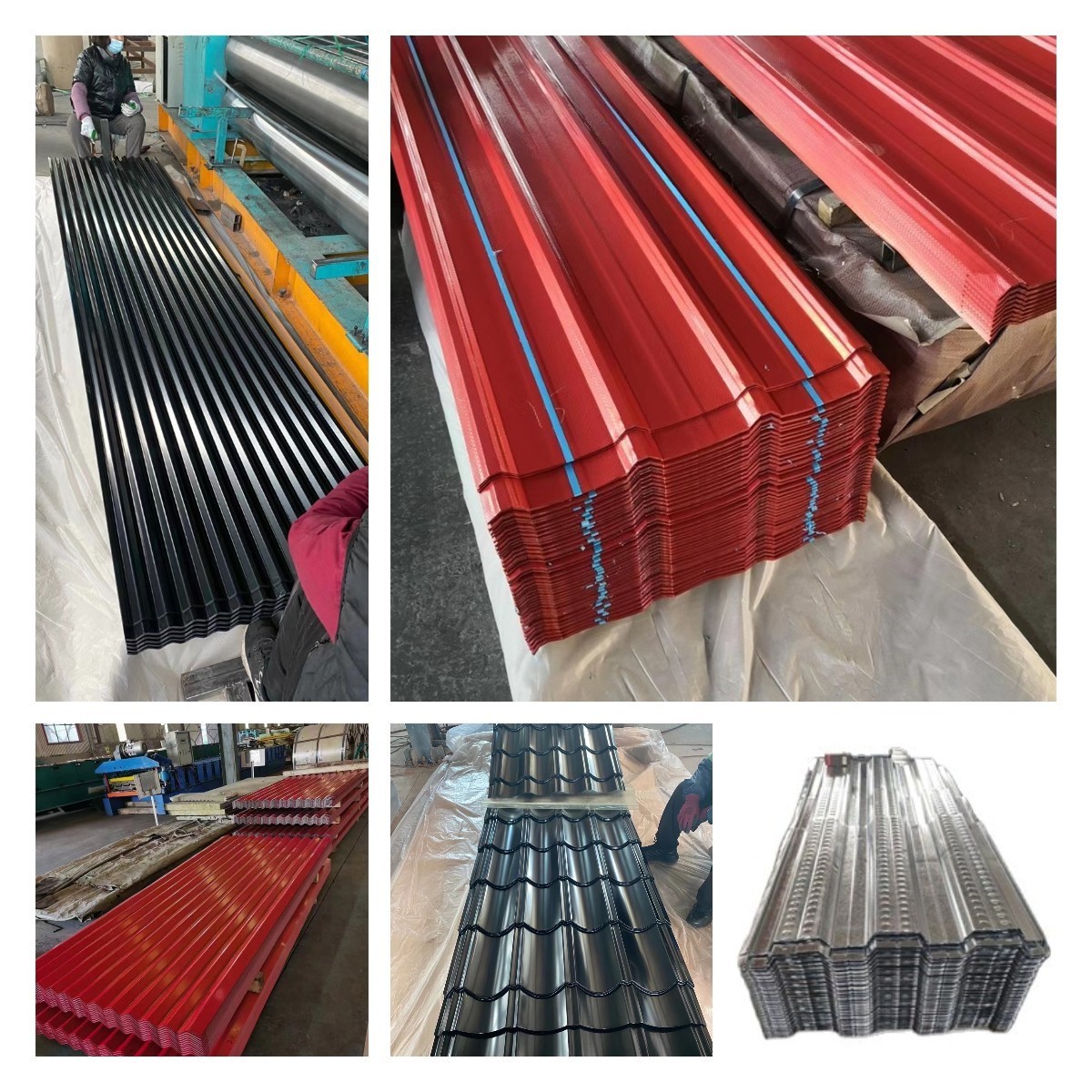 Wholesale Corrugated Galvanized Steel Coil Cold Rolled Steel Plate Aluminium Sheet 787 Pieces Per Ton 0.12-0.8mm Thickness